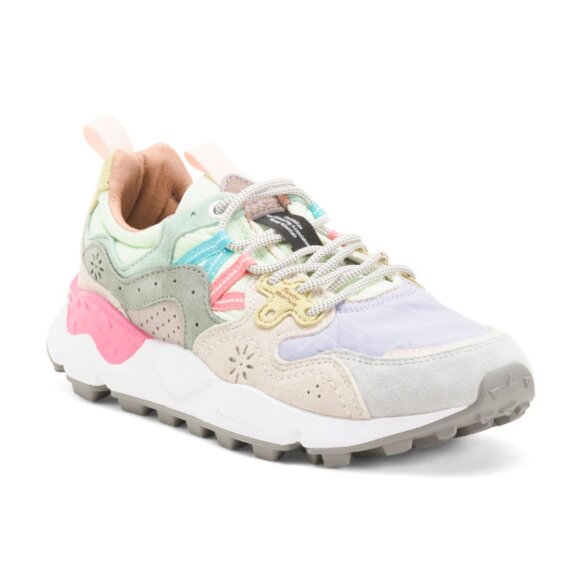 NEW FLOWER MOUNTAIN Suede Yamano 3 Sneakers for women 1225 12t7 - Picture 6 of 7